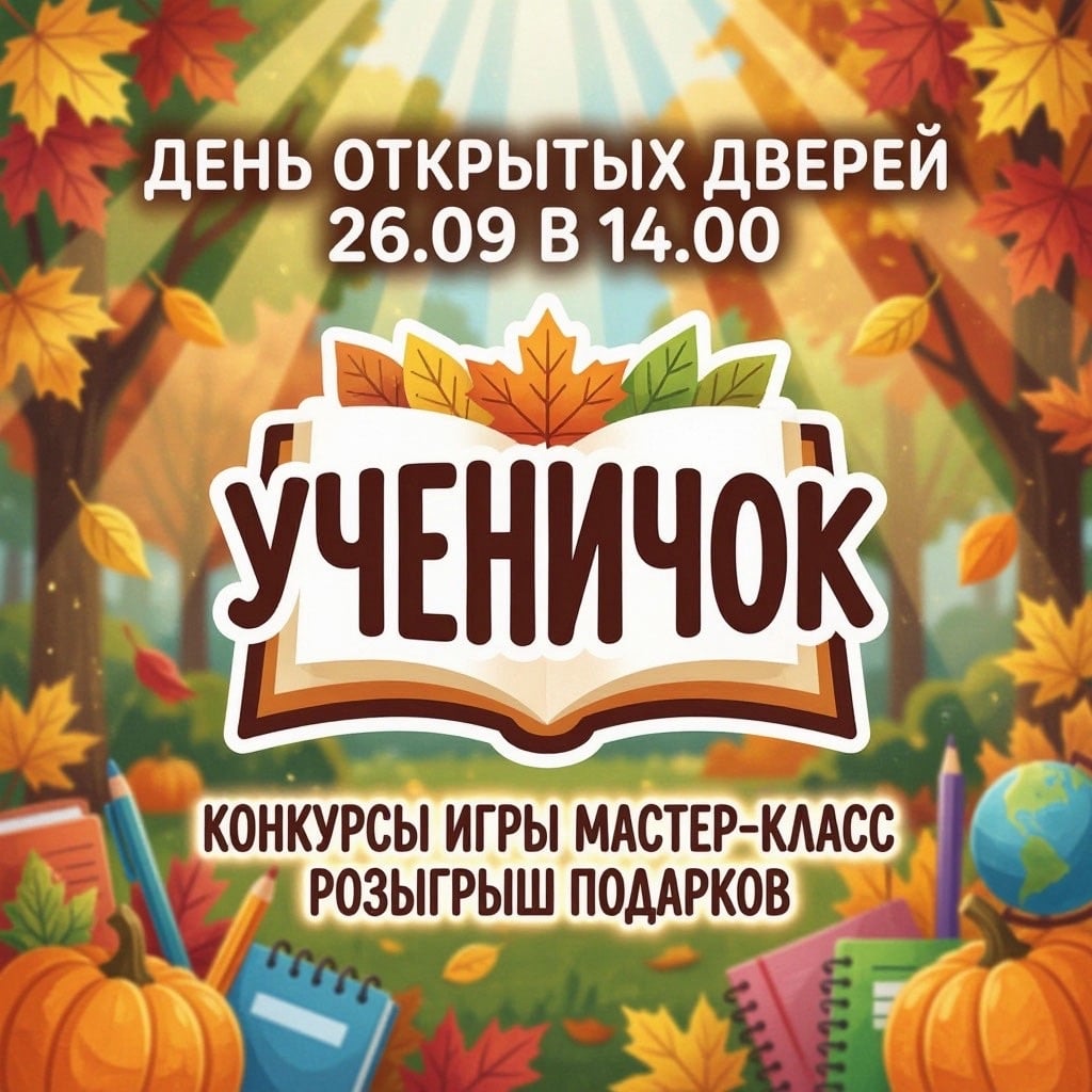 Приглашаем на ДЕНЬ ОТКРЫТЫХ ДВЕРЕЙ в «УчениЧок»!